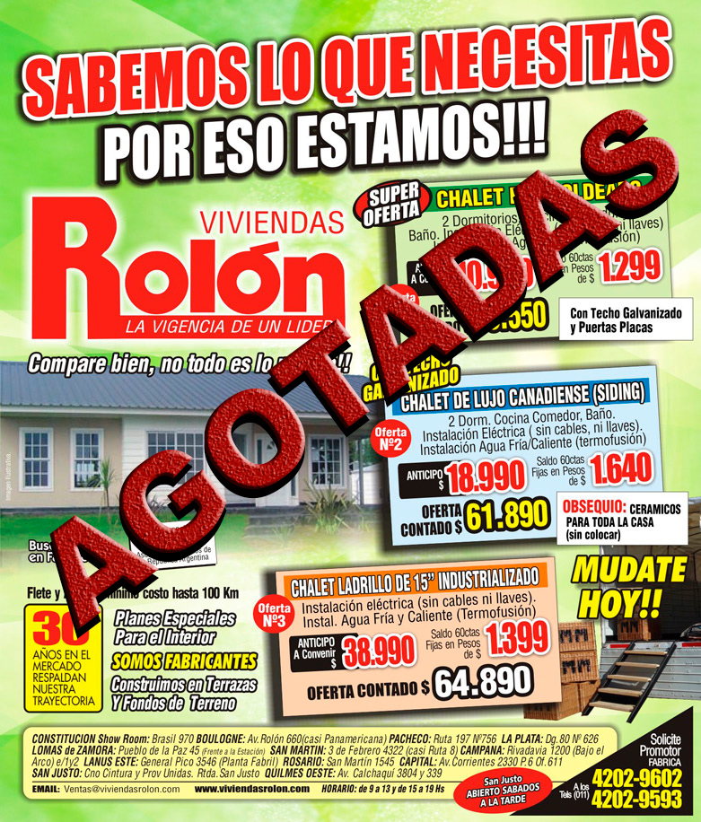 Viviendas Rolon Prefabricadas Fotos Y Precios
